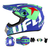 Casco Para Motocross Certificado Dot  + Regalo+ Abs Gogles