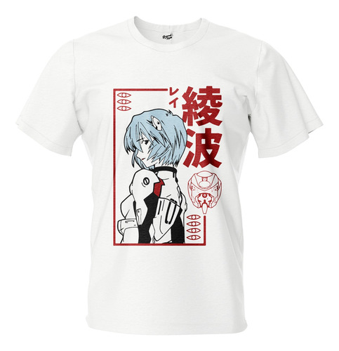 Playera Anime Evangelion Rei Ayanami Nerv V N00-1-01