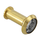 Olho Mágico Para Porta 35 A 52mm 200º Latão Dourado Croma