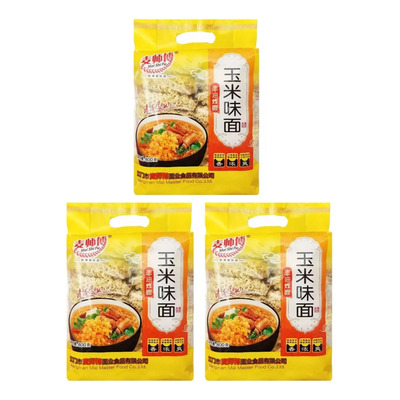 Pasta Fideo Ramen De Elote Mai Shi Fu Noodles 3 Pack X 800g | Envío gratis