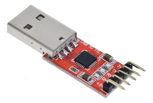 Conector Cp2102 Usb 2,0 A Uart Ttl 5pin Para Esp32, Arduino 