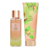 Victoria´s Secret Set Loción Y Crema Lush Orchid Amber