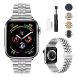 Correa De Metal Para Apple Watch 8 7 45 Mm 41 Mm 49 Mm Pulse