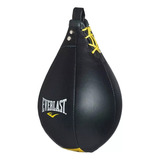 Pera De Boxeo Profesional Premium Negra - Piel Reforzada