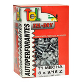 Tornillo Autoperforante T1 Mecha 8x9/16 Z Caja X 800 U - Rex