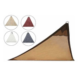 Malla Sombra Toldo Triangular 3 X 3 Mts Durabilidad 10 Años