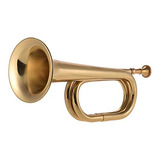 1pc B Flat Bugle Call Trumpet Cavalry Horn Emergency Bu...