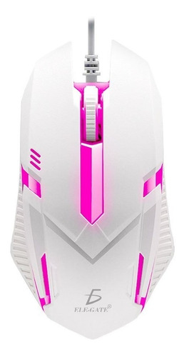 Mouse Gamer Alambrico Led Iluminado Optico Usb Ele-gate Mo22