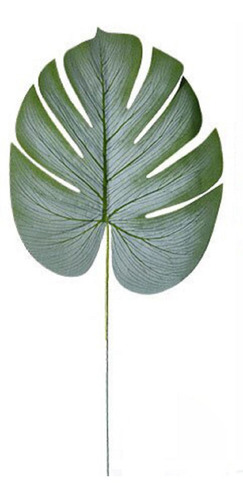 Hoja Monstera Planta Artificial Vara Costilla Adan 30cm Sd