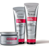 Kit Siàge Glow Expert Shampoo Condicionador Máscara Capilar