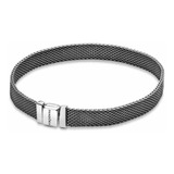 Pulsera Pandora Reflexions Malla Negra 17cm