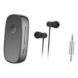 Receptor Bluetooth 5.0 Kit De Adaptador Negro Con Auricular