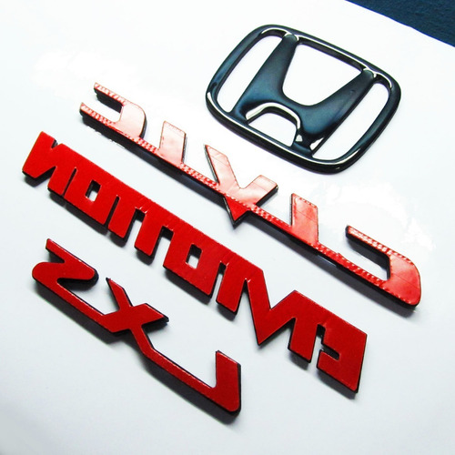Emblemas Honda Civic Emotion Maleta Exs Pega 3m Foto 4