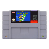 Fita Snes Super Mario World Salvando Para Super Nintendo