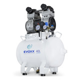 Compressor Odontológico 40l Evoxx Isento De Óleo 2,0hp