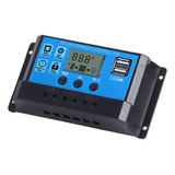 Controlador De Carga Solar 20a Automático Pwm Lcd Doble Usb5