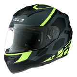 Casco Ls2 Integral 352 Rookie Mein Negro Amarillo Fluor 