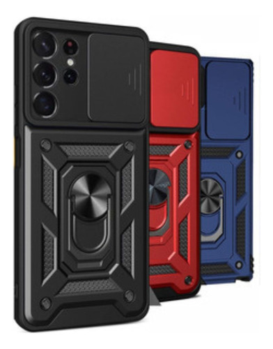 Funda Ring Super Armor Alto Impacto Para Motorola E13 Y G14