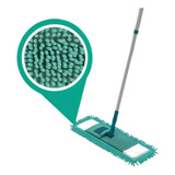 Rodo Esfregão Mop Flat Chenile Cabo 360° Refil Microfibra