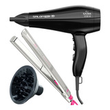 Secador De Cabelo Gama 2100w Profissional Ion+ Prancha 230°c