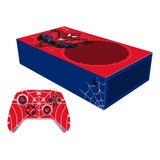 Skin Spiderman Para Xbox Series S Set Stickers