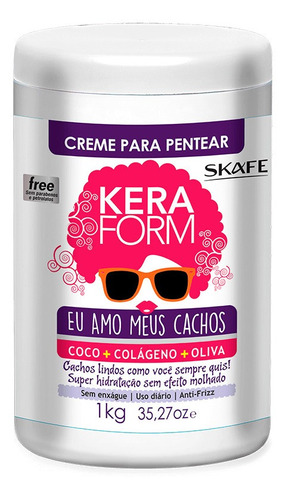 Keraform Crema Para Peinar Amo Mis Ri - Kg a $54000