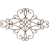  Iron Rustic Vintage Scrolled Metal Wall Art Decoration...