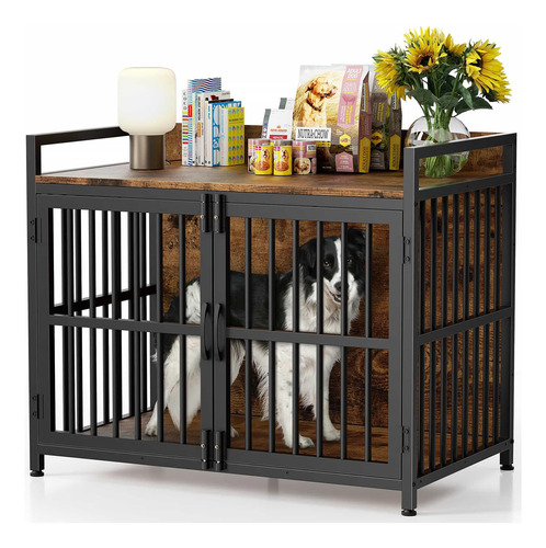 Anycoo Mueble De Jaula Para Perros Grandes Y Medianos, Jaula