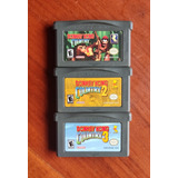 Lote Trilogia Donkey Kong Country Original Game Boy Advance