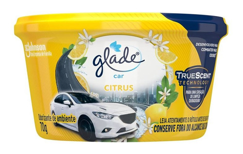 Pack 2 Glade Gel Aromatizante Limón Refrescante 70g