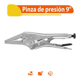 Pinzas Presion Punta Larga 9' Truper 17433