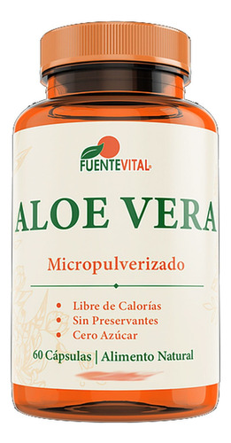 Aloe Vera 60 Cápsulas Vegetales