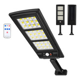 Foco Solar Exterior Luz Led 144 Cob Con Sensor + Control