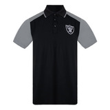 Camisa Polo Las Vegas Raiders Nfl Deportiva Bordada Oficial