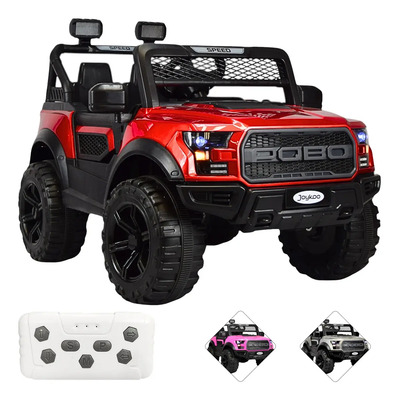 Montable Electrico Raptor Para Niños Control Remoto Luz 12v Color Rojo JOYKOO | Envío gratis