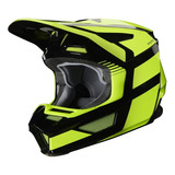 Casco V2 Hayl Amarillo Fluor Proteccion  Motocross Fox Juri