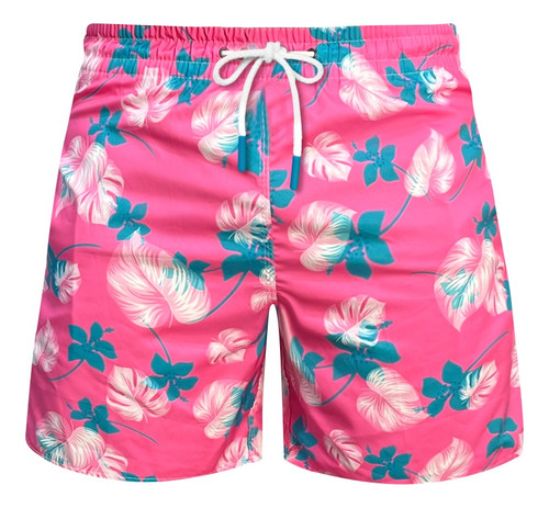 Shorts Estampado Masculino Praia Bermuda Tactel Bolso Sh-005