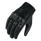 Guantes Para Motociclista De Piel Con Protecciones