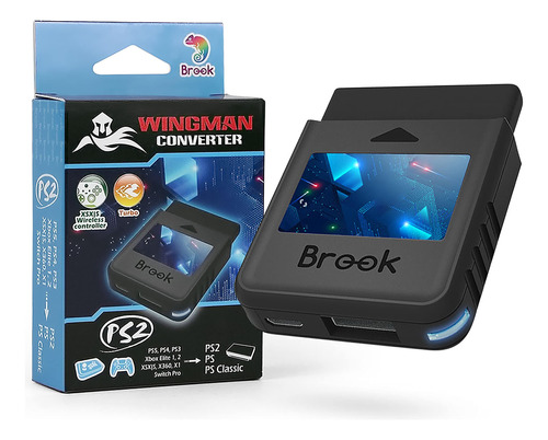 Brook Wingman Ps2 Convertidor  Versión Inalámbrica De .