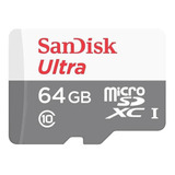 Memoria Sandisk Microsdhc Ultrauhs-i64gb/sdsqunr-064g-gn3ma