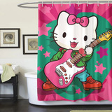 Cortina De Ducha Impermeable Hello Kitty