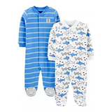 Ropa Para Bebe Paquete De Pijama X2 De Algodón Talla 6-9m