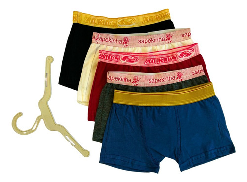 Kit 10 Cueca Infantil Menino Criança Bebê Cuecas