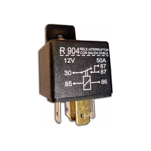  Mini Relay 12v 50a Dze 904 Salida Doble - Dze Mayorista