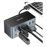 Hub Dockstation Usb-c Hub Tipo C 18 Em 1 Macbook Dell Huawei