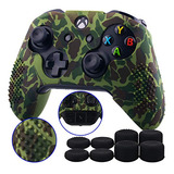 Capa E Alças Para Controle Xbox One/s/x 9 Graus, Verde Esc