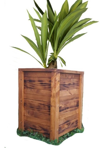 Jardinera De Madera, Macetero 50 Cm Altura