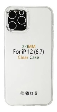 Estuche Funda Goma Transparente Para iPhone 12 Mini ( 5.4)