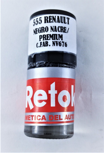 Pintura Retok Renault Negro Nacre Premium C. Fabrica Nv676