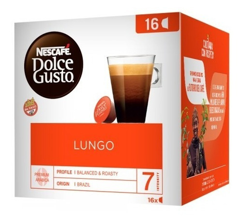 Capsulas Dolce Gusto Café Lungo Nescafe X16 Hiperofertas